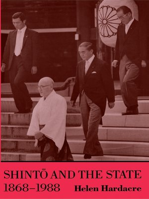 cover image of Shinto and the State, 1868-1988